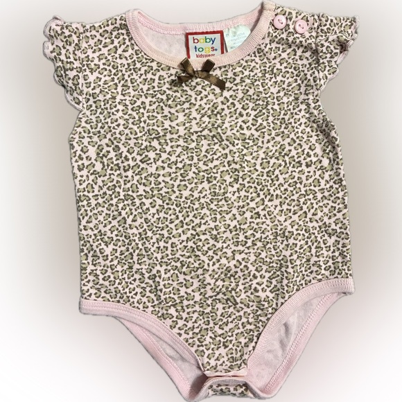 Baby Togs Pink Leopard Print One Piece - Picture 1 of 3